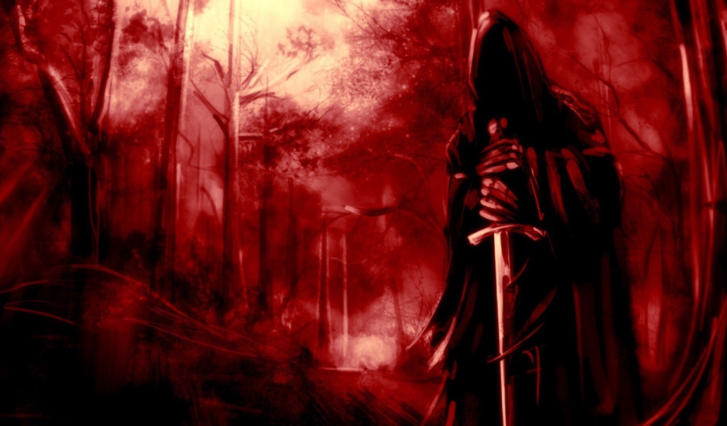 Назгул в красном лесу, Властелин колец