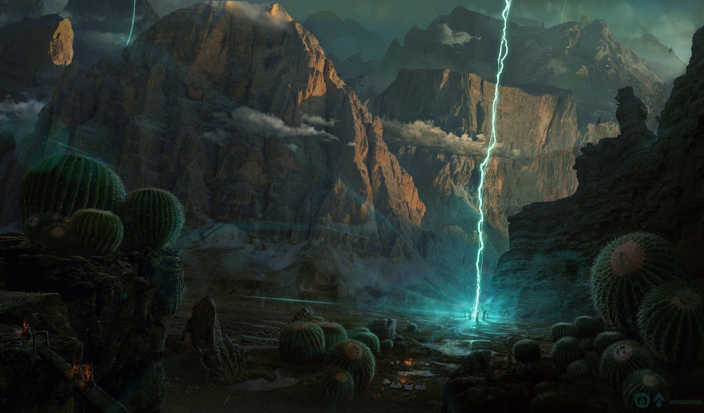 Планета молний и кактусов