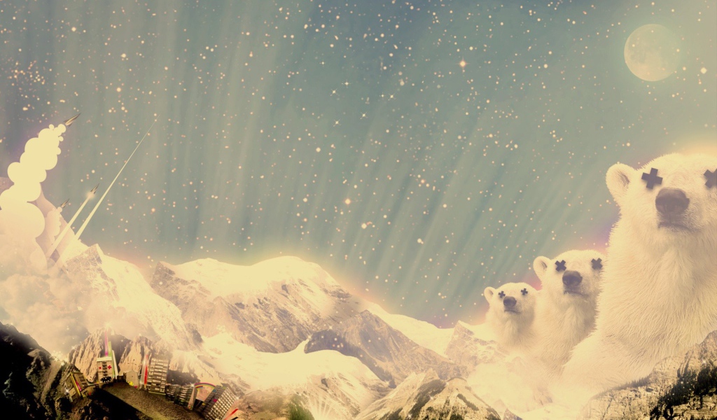 Полярные медведи горы