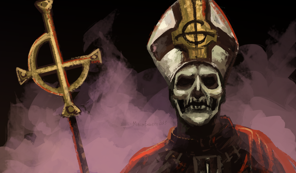 Папа римский скелет