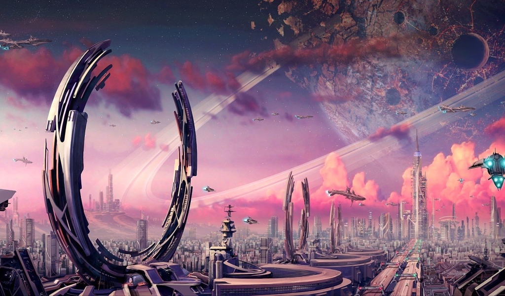 Порталы в городе будущего