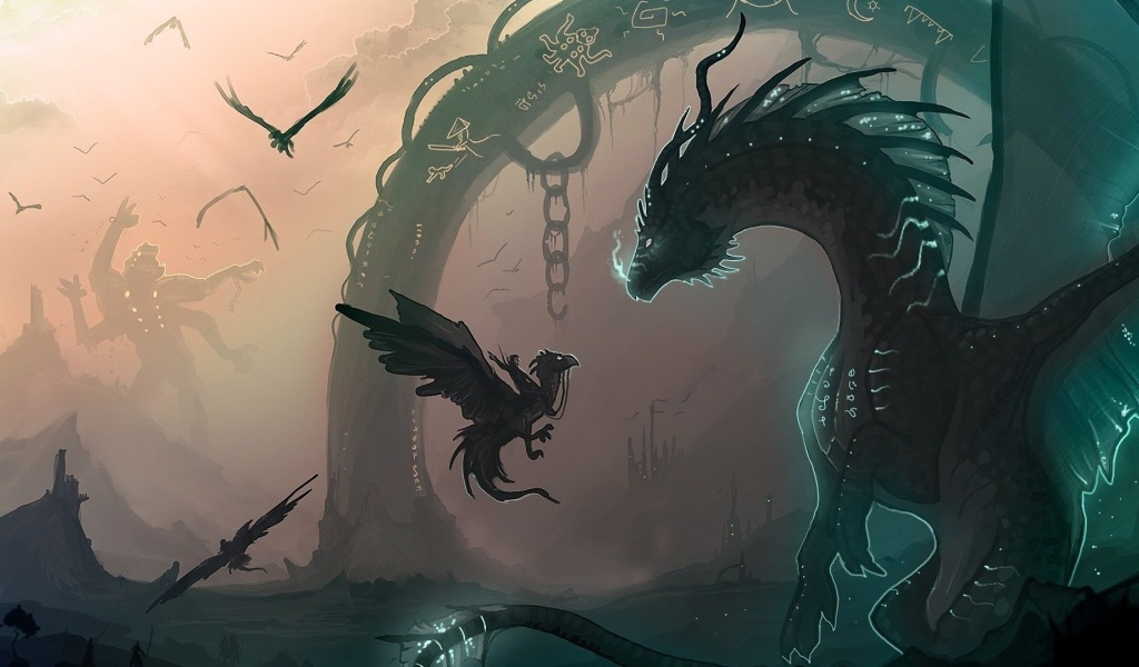 Всадник на маленьком драконе