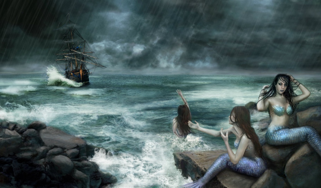 Сирены на скалах