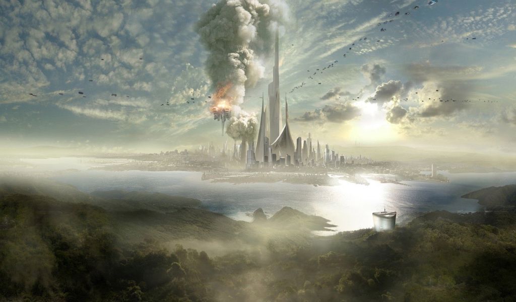 Дым в мегаполисе будущего