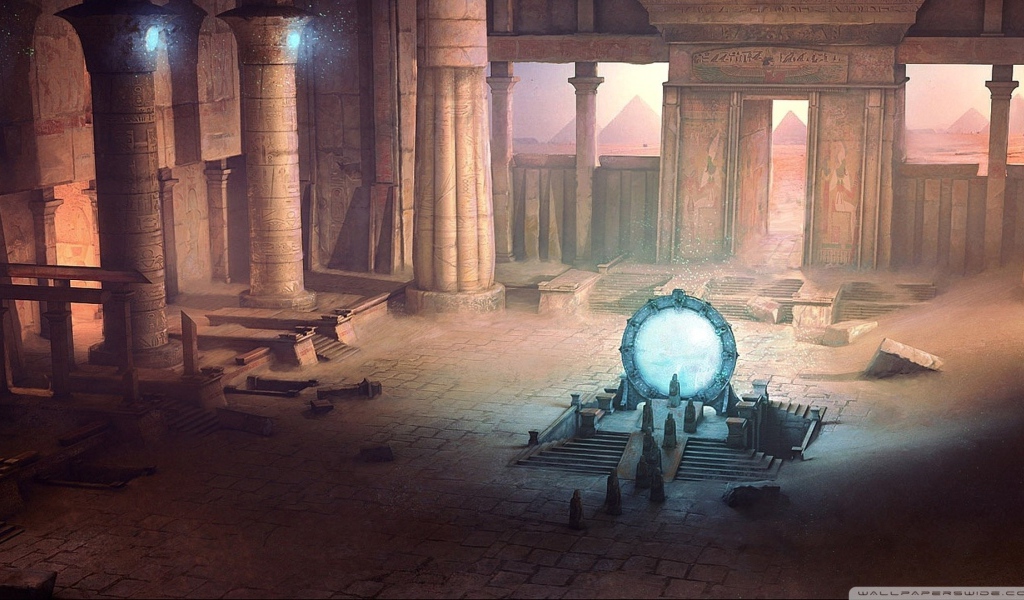 Звездные врата в древнем храме