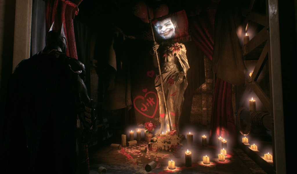 Телевизор вместо головы статуи, Бэтман