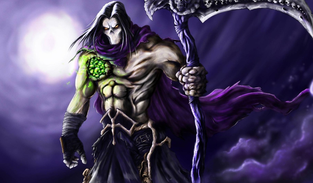 Кислотный герой с косой