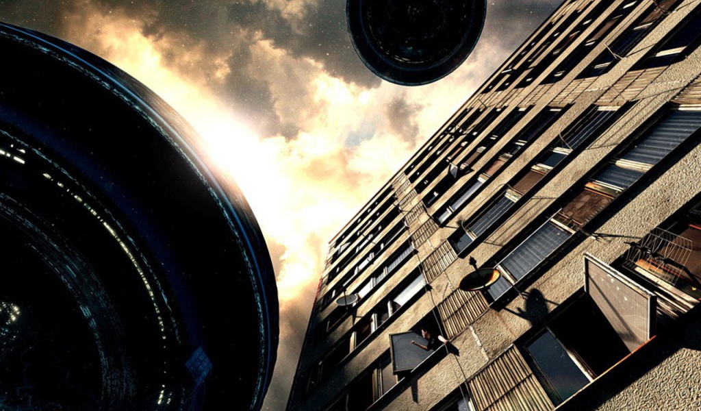 Прилет летающих тарелок