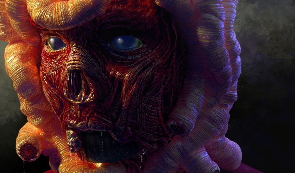 Лицо Медузы из мифов