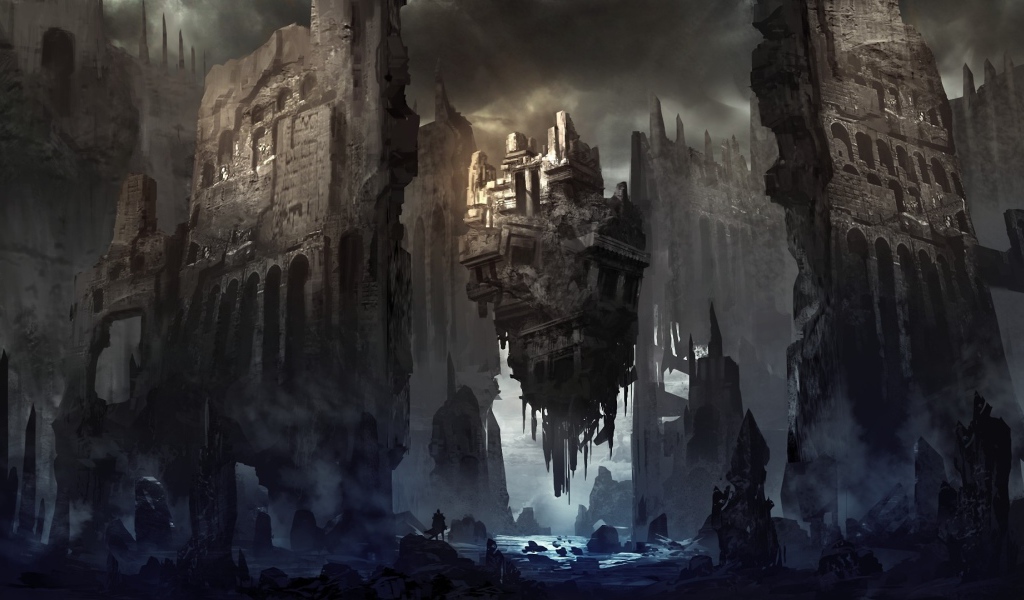 Руины города после будущей войны