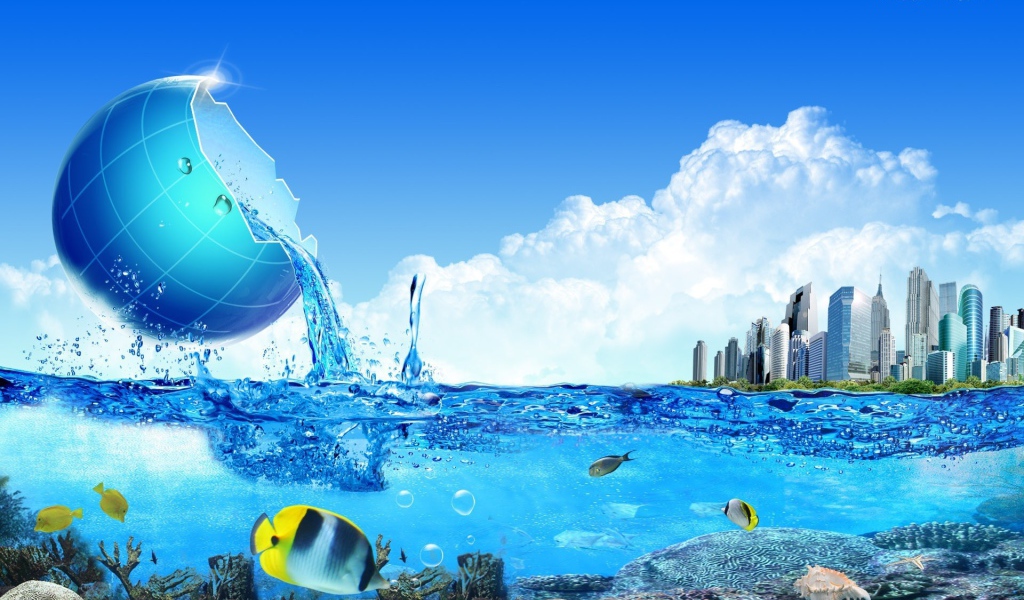 Море пополняется из чаши