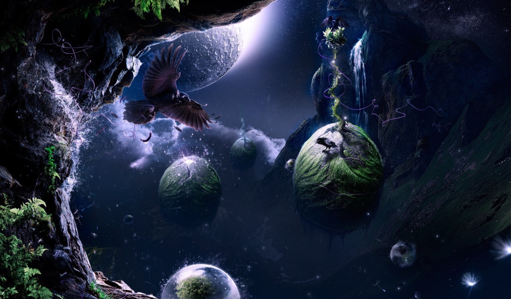 Мир летающих овальных камней