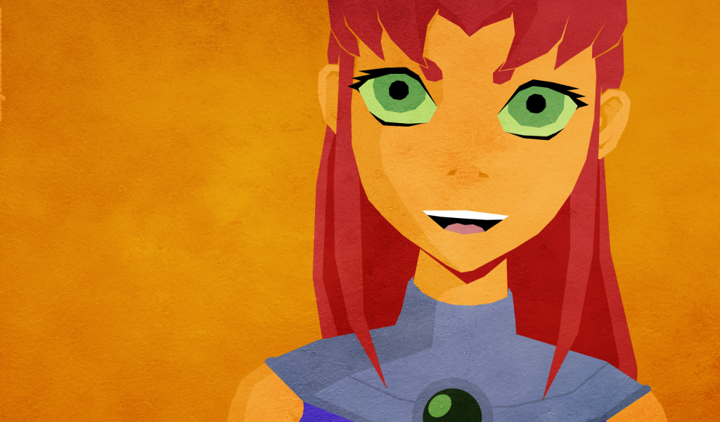 Девушка из комикса Юные Титаны