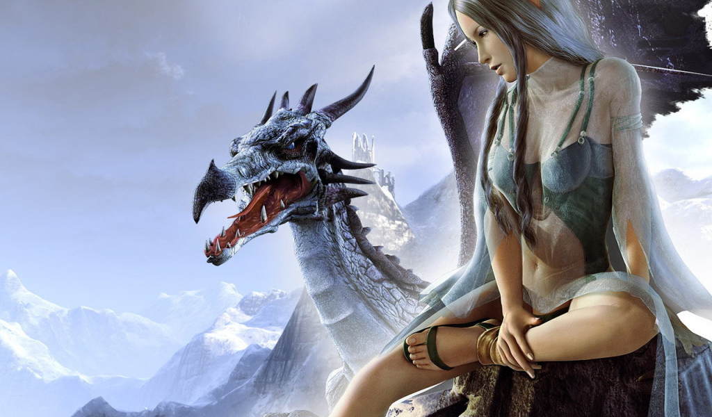 Фея и дракон