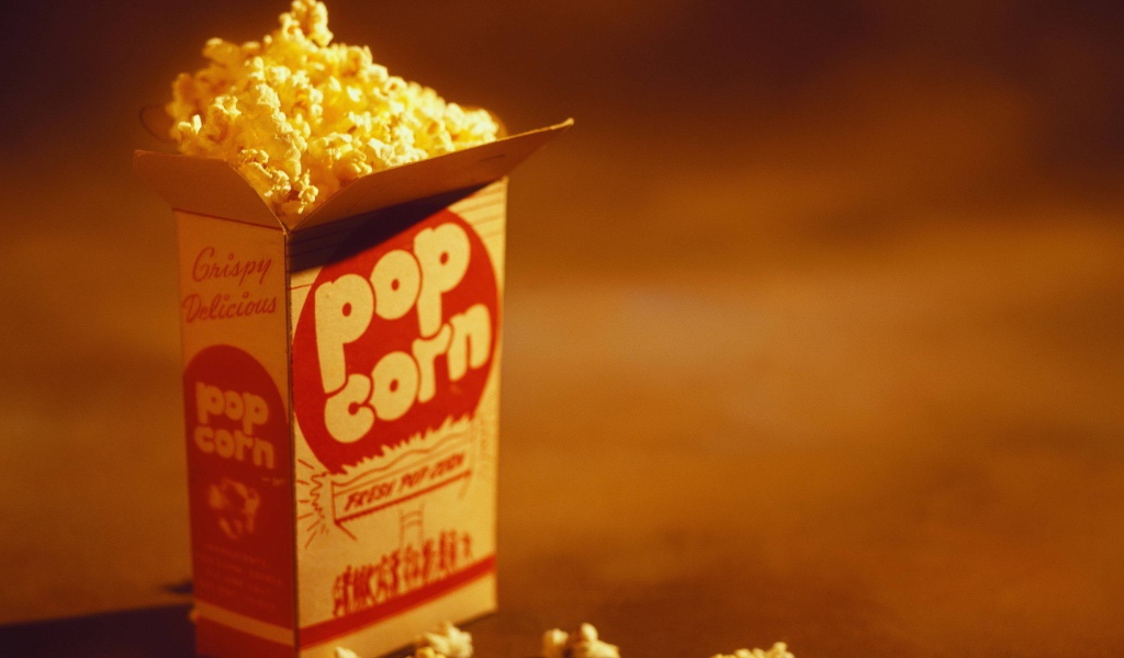 Коробка с попкорном