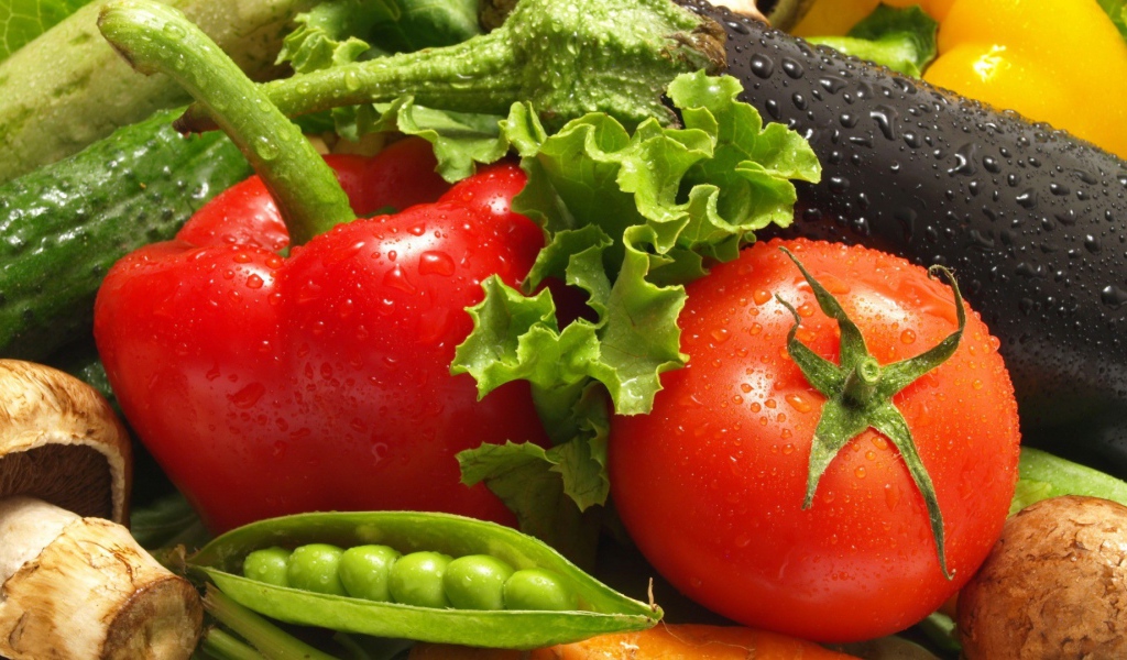 Овощи для весеннего салата