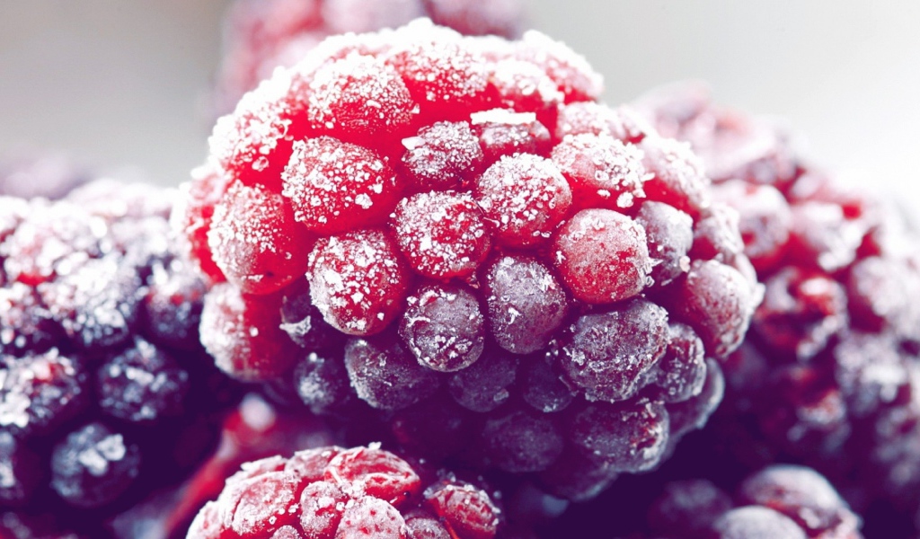 Иней на малине