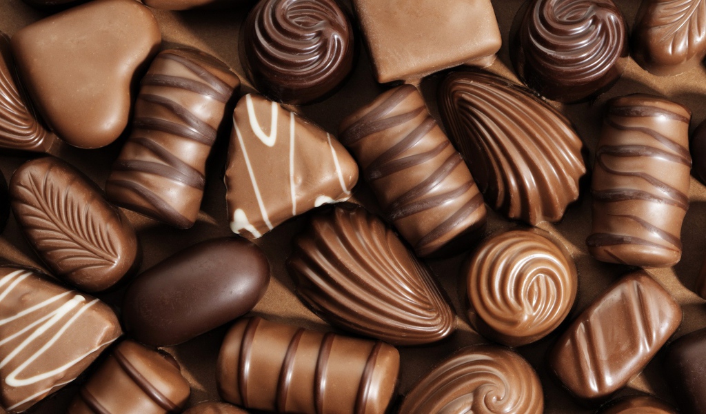 Красивые шоколадные конфеты