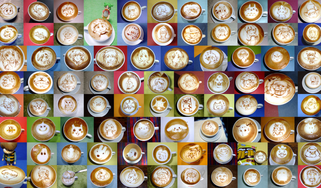 Рисунки на пенке