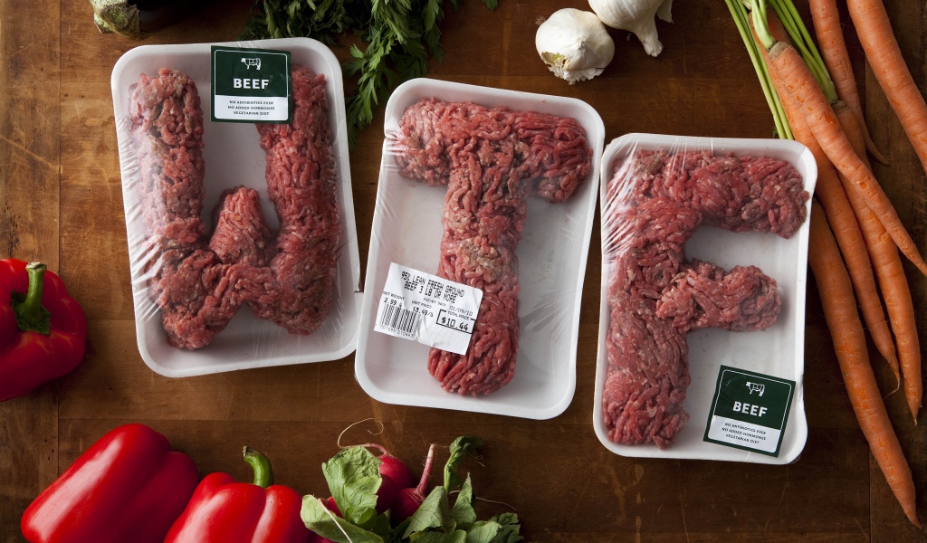 Креативная упаковка мясного фарша