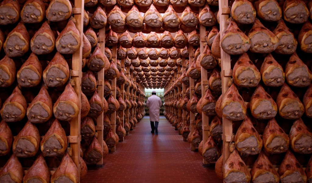 Холодильник с окороками