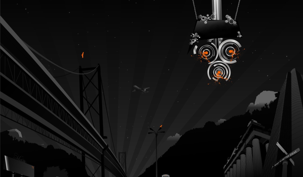 Светофор в виде черепа