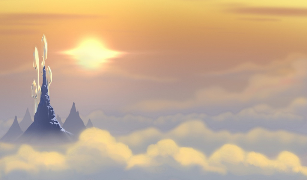 Над облаками, фон игры Bejeweled 3