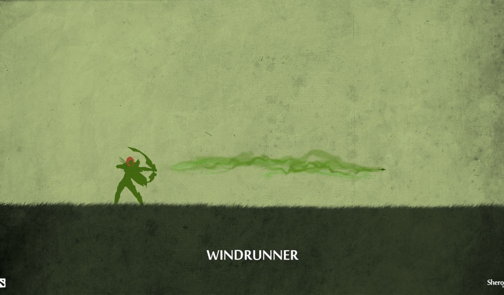 Лучник Windrunner из игры Дота