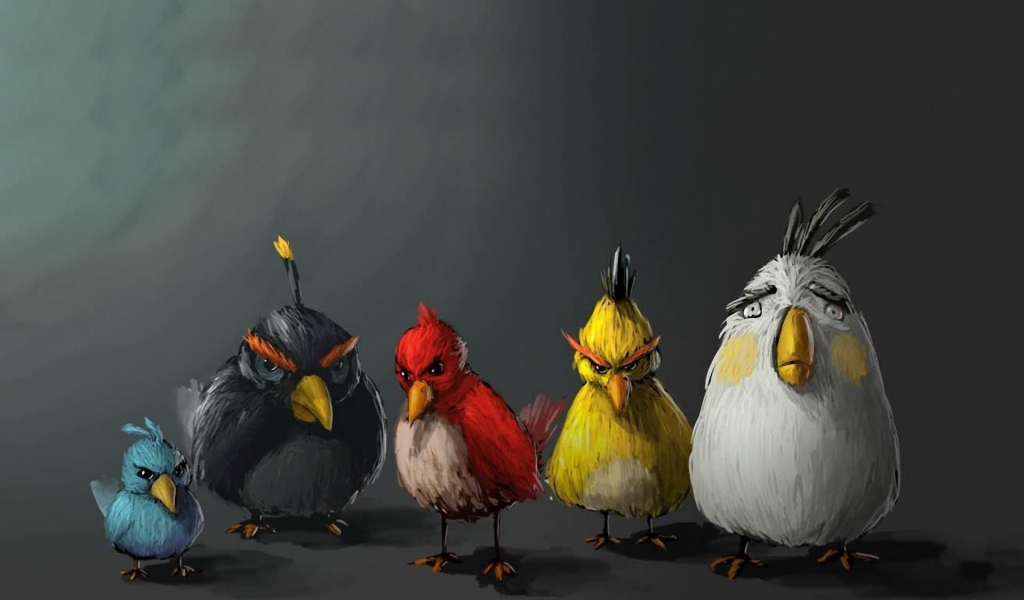 Арт к видео игре Angry Birds
