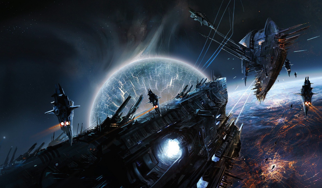 Сражение в космической стратегии EVE Online