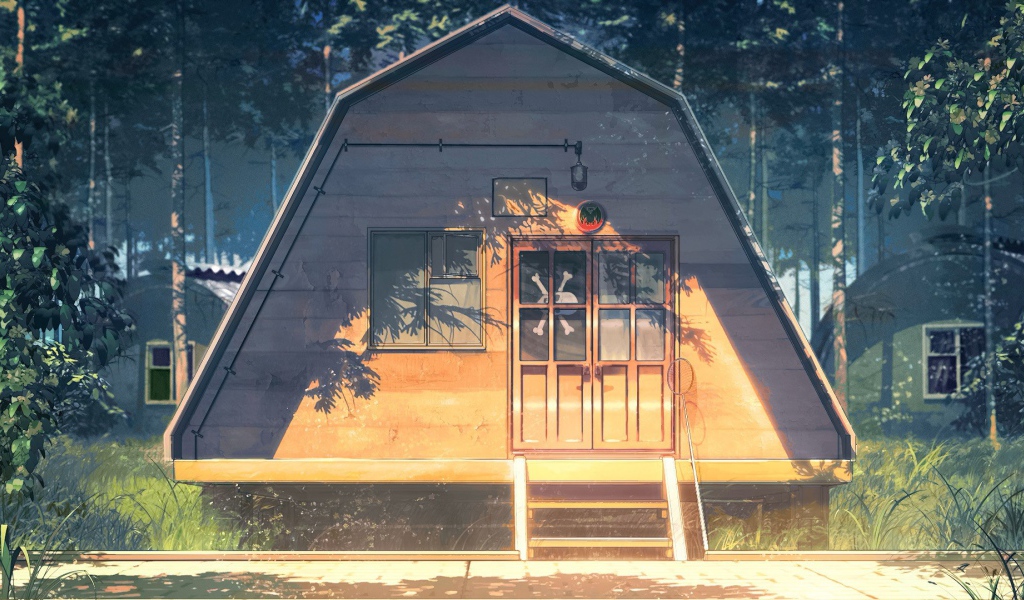 Пляжный домик в игре Бесконечное лето