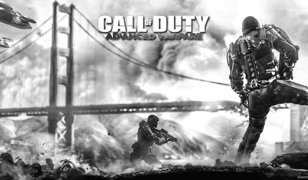 Красивая игра Call of Duty Advanced Warfare