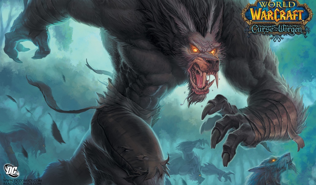 Волк оборотень из игры World of Warcraft