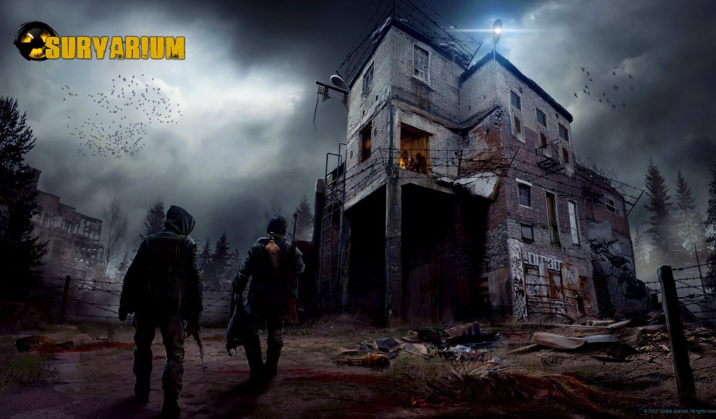 Разбитое здание в игре Survarium