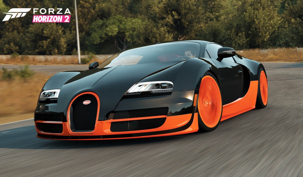 Бугатти Вейрон в игре Forza Horizon 2