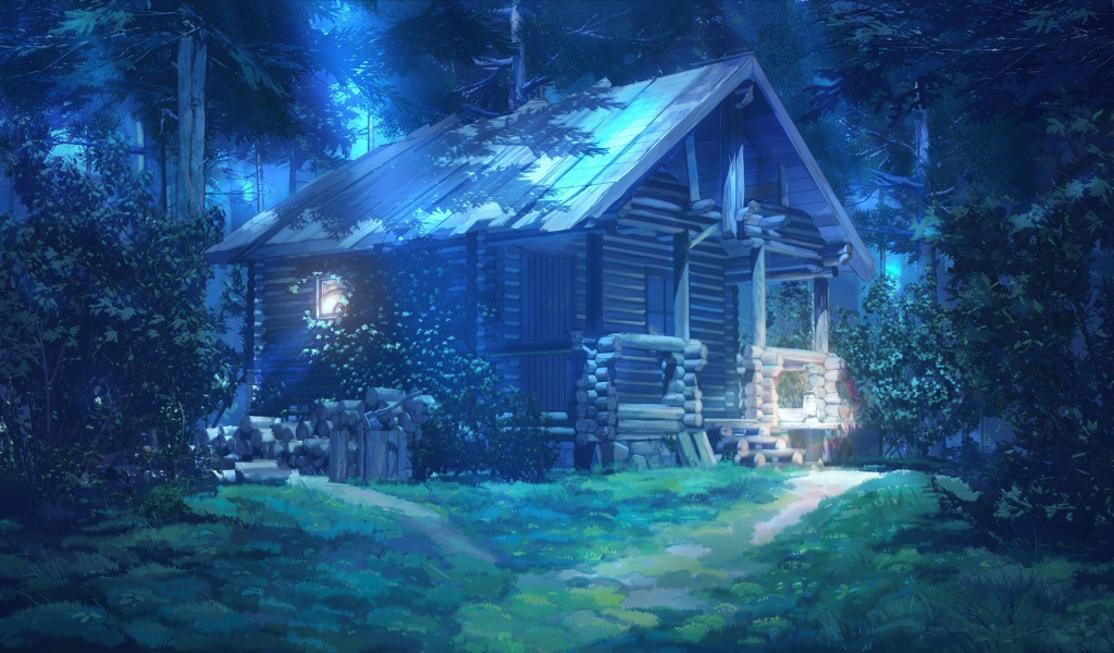 Изба в игре Бесконечное лето