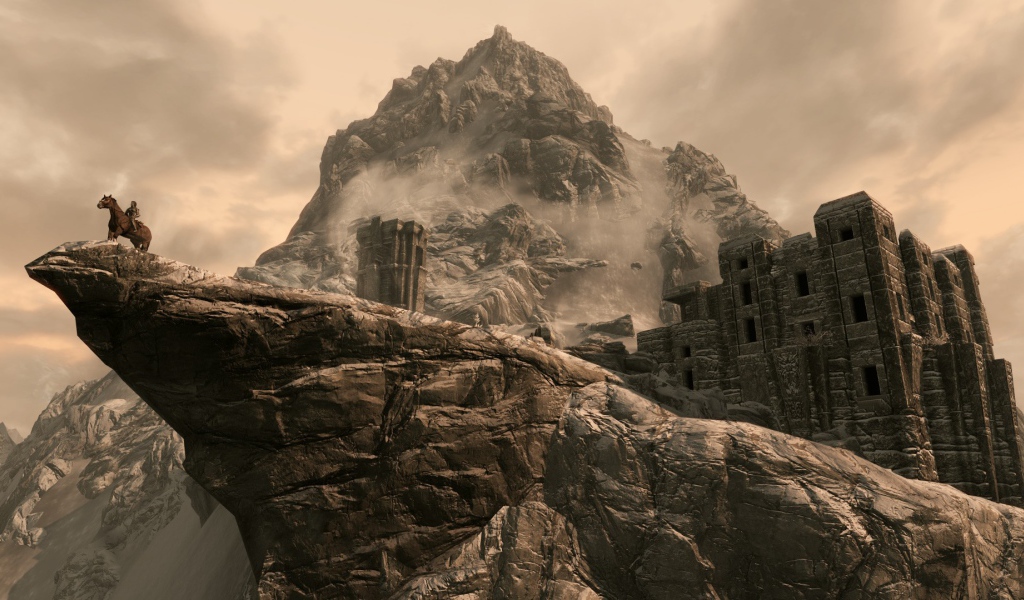 Замок в горах, игра The Elder Scrolls V Skyrim