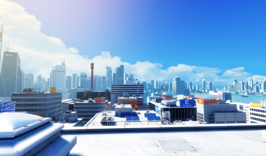 Город в игре Mirror's Edge