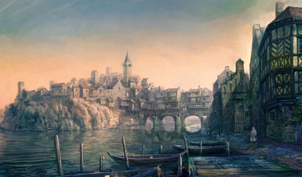 Город в игре The Witcher 3 Wild Hunt