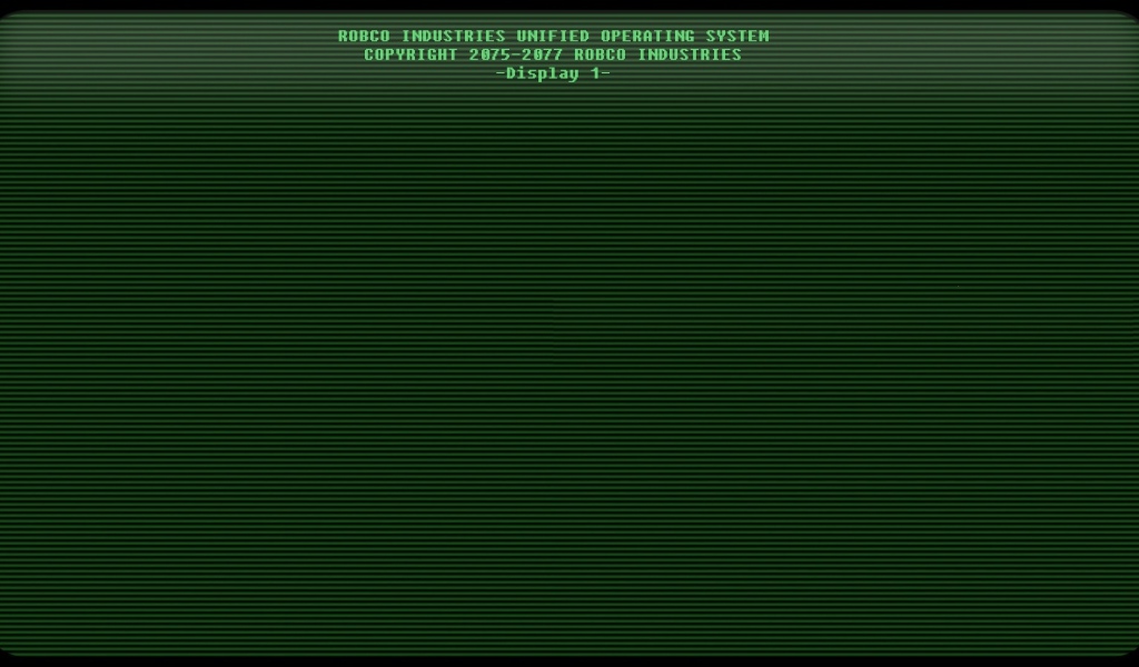 Дисплей компьютера в игре