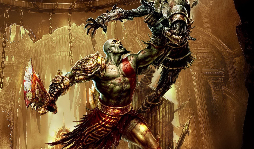 Поверженный враг, игра God of War