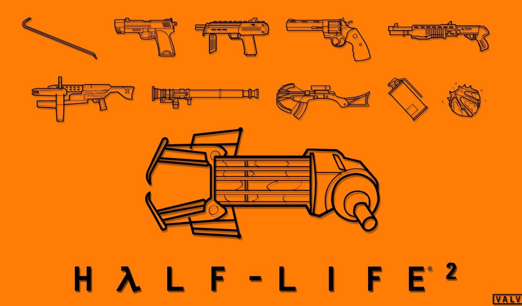 Чертежи оружия в игре Half-Life 2