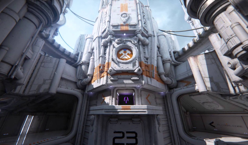 Вход в здание в игре Unreal Engine 4