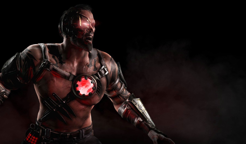 Огненный Кано из игры Mortal Kombat