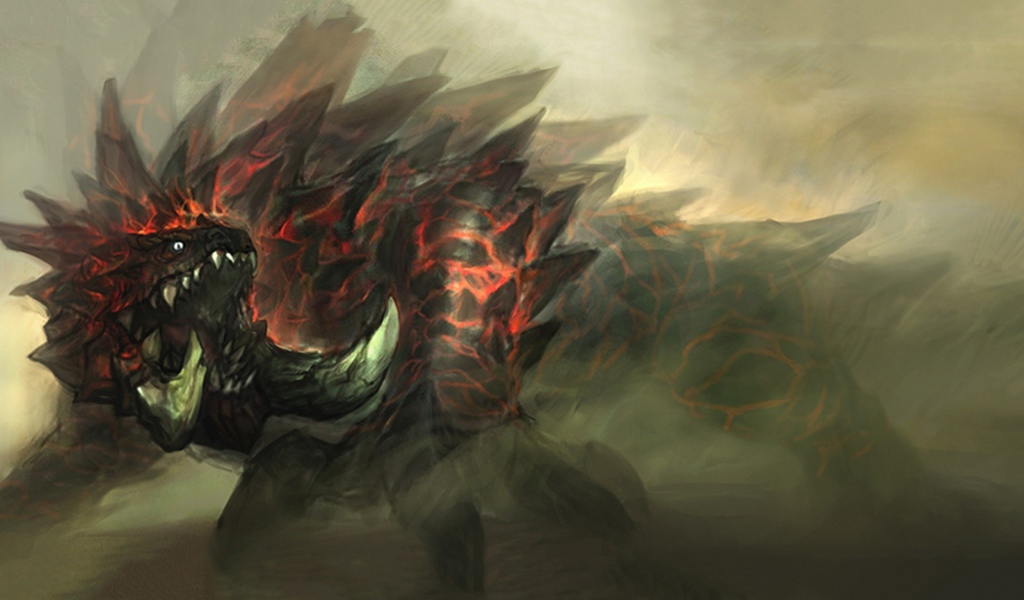 Огненный дракон, игра Monster Hunter