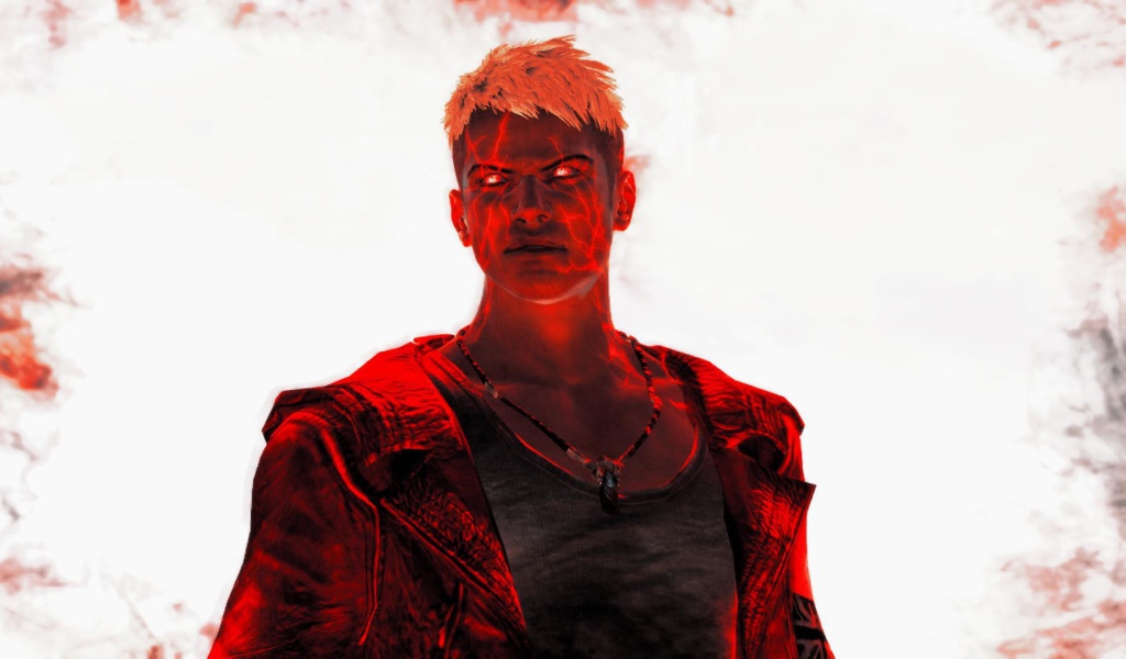 Огненный герой игры Devil May Cry