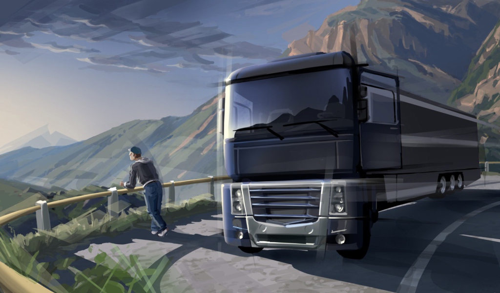 Игра Euro Truck Simulator 2