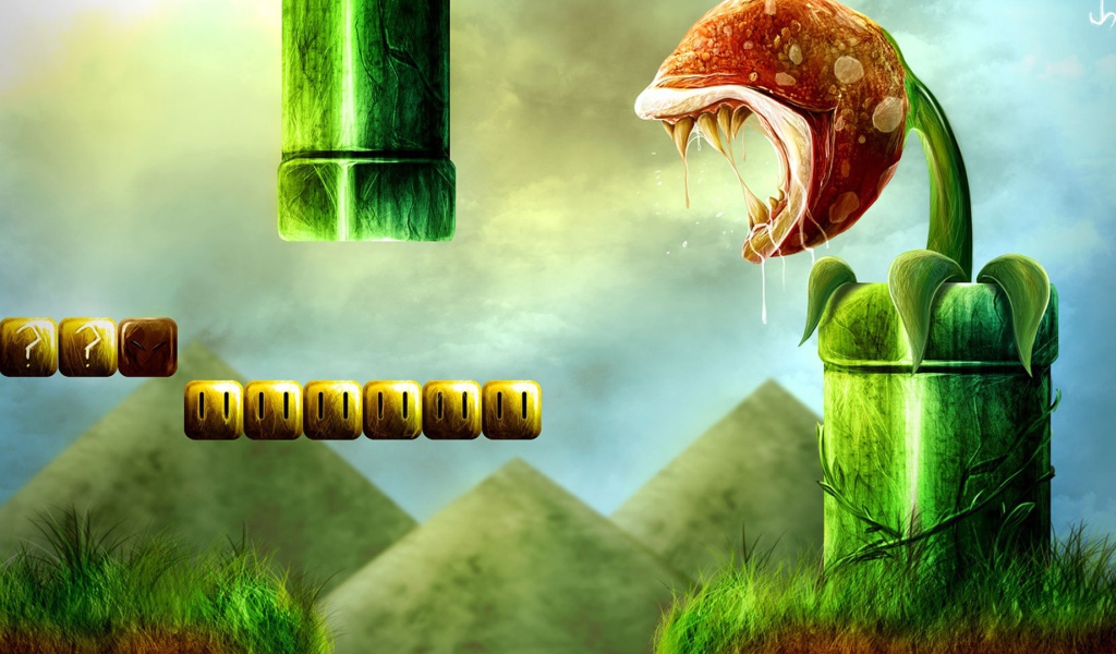 Игра Super Mario Bros на Нинтендо