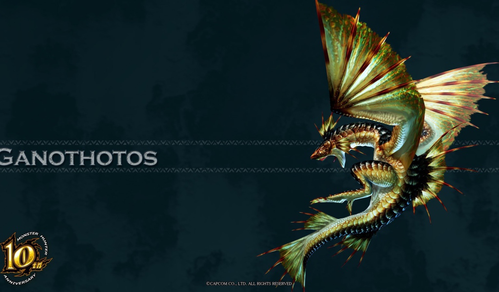 Ганотхотос из игры Monster Hunter