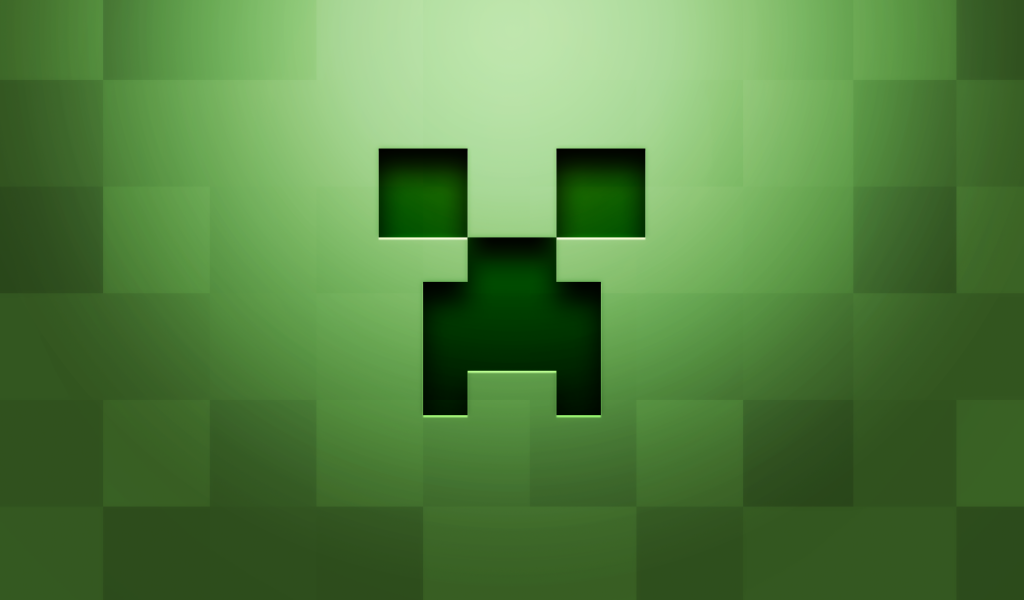 Зеленая фигурка из игры Minecraft